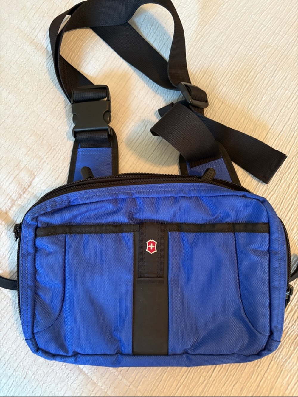 Victorinox Blue and Black Men’s or Women’s Crossbody Bag